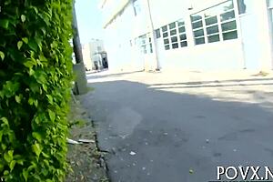 Teen skinny blonds suck and lick balls in a hot competition