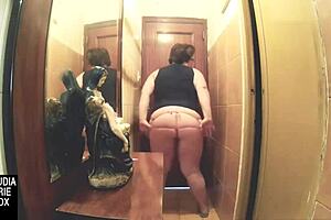 European amateur couple goes hard on the set