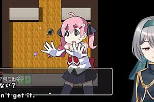 Small-titted girl Akari tries out the Magic Ability Machine