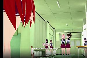 Harem with big breasted women in HG Devil Academy DxD anime porn parody