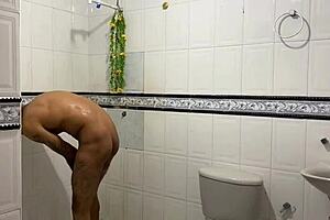 My cousin's gay boyfriend comes in and we both fuck