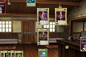 Anime and hentai game with a succubus duel in a test tube