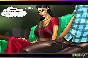 Savita Bhabhi's first time with a man in 3D