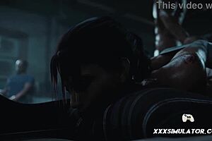 3D animated German futanari porn: Sheva trade deal in 4K