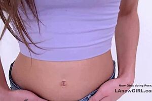 Beautiful brunette gets nailed during audition