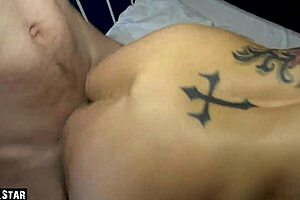 Skinny German guy gets double penetration from couple