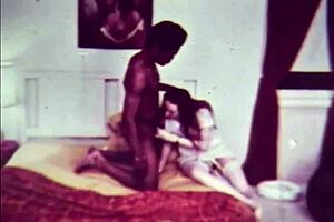 A forbidden interracial encounter in a dark antique setting in London