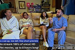 Nurses help Aria Nicole reach new levels of pleasure