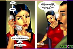 Savita Bhabhi's first time with a man in 3D