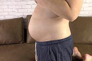 Fat wife gets humiliated and impregnated in amateur roleplay