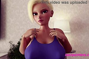 3D animated sex with big cock shemales and small dick girls