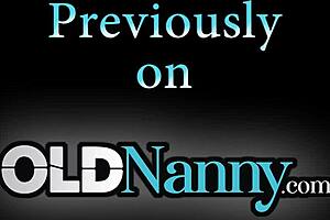 British grannies Molly and Valentina in hot lesbian action