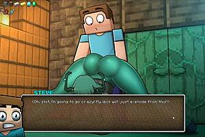 3D animated hentai game with big-boobed teens and creampies