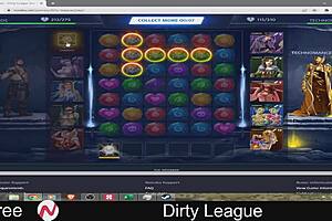Steamy cartoon with big-boobed women and dildo play in a fantasy league