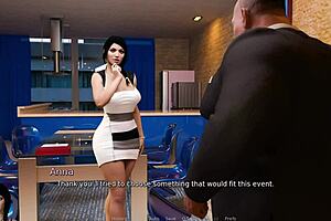 3D game with rough sex and creampie in comic style