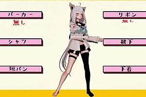 HoloLive's poke dance in animated 3D