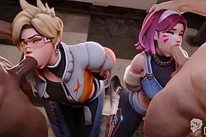 Compilation of 3D hentai made with SFM and Blender