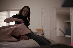 Lesbians enjoy tribbing and fingering in hot video