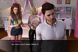 A game walkthrough of an erotic nature with a nursing theme