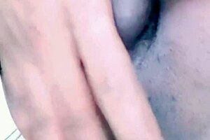Gay bisexual man enjoys anal sex and piss play in solo session