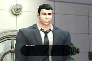 Danny Phantom's secret desire: fucking his own mother in The Sims 4