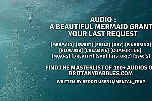 A beautiful mermaid’s erotic audio: the last wish