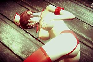 Japanese nurse Ayumi needs your help in this 3D cartoon