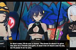 3D animated hentai with thick anime women and big tits