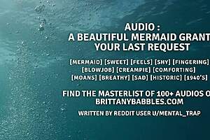 A beautiful mermaid’s erotic audio: the last wish
