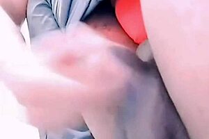 Gay bisexual man enjoys anal sex and piss play in solo session