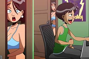 Stepmother's surprise visit leads to a steamy encounter