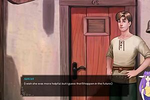 A night at the ranch with Myrtle in this Hentai game