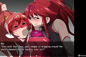 Futa and solo play in a Japanese-style game