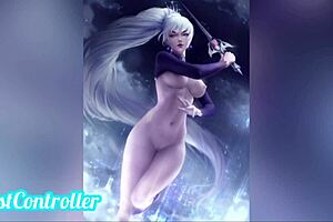 A compilation of hot scenes from Weiss and RWBY