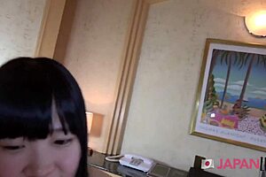 Pretty Japanese girl gets POV cream pie in her ass