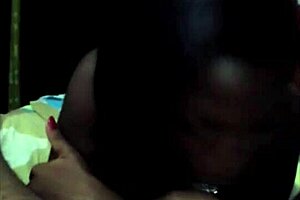 Close up and personal with an ebony teen's skills