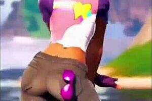 A collection of Fortnite gameplay with an erotic twist