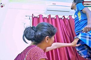 Hot Indian wife gets her desires fulfilled by the AC mechanic
