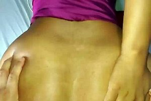 Young Colombian woman's ass gaping open for rough sex