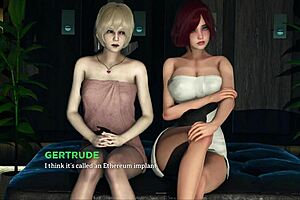 Beautiful big-chested women in hot scenes in Eternum 57