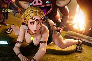 The Legend of Zelda: The animated porn compilation in 3D anime style