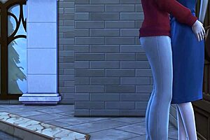 3D animated Harry Potter hentai with Fleur and other witches
