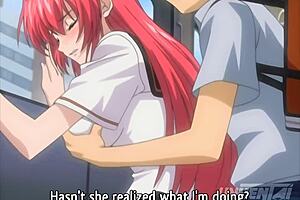 Asian step-sis gets touched and groped in this hentai