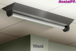 A red-haired anime girl gets fucked after school in this hentai cartoon