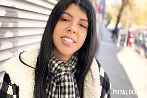 Hot Brazilian karoll ferraz gets pilled and swallows cum