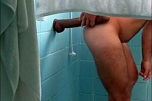 Intense anal pleasure with a huge buttplug and a fantastic cumshot