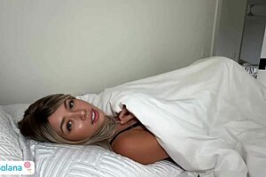 Step bro's jerk off session turned into a hot fuckfest