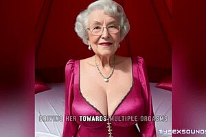 Old and young grannies get double penetration delight