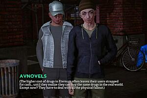 Beautiful animated game with big-boobed women