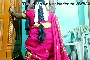 Beautiful Indian housewife gets some action on the set